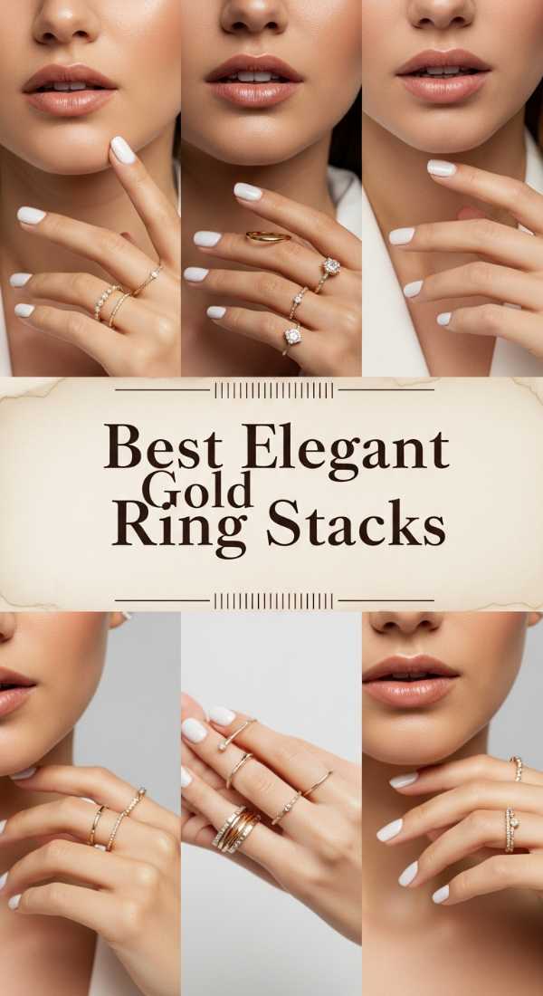Best Elegant Gold Ring Stacks 69fdbc3243e47