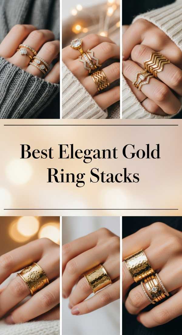 Best Elegant Gold Ring Stacks 69fdbc3c9c9c6