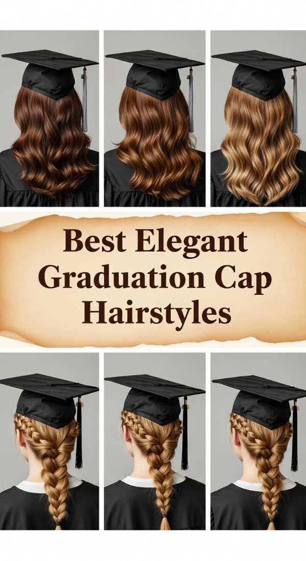 Best Elegant Graduation Cap Hairstyles 6a08cd08553ad