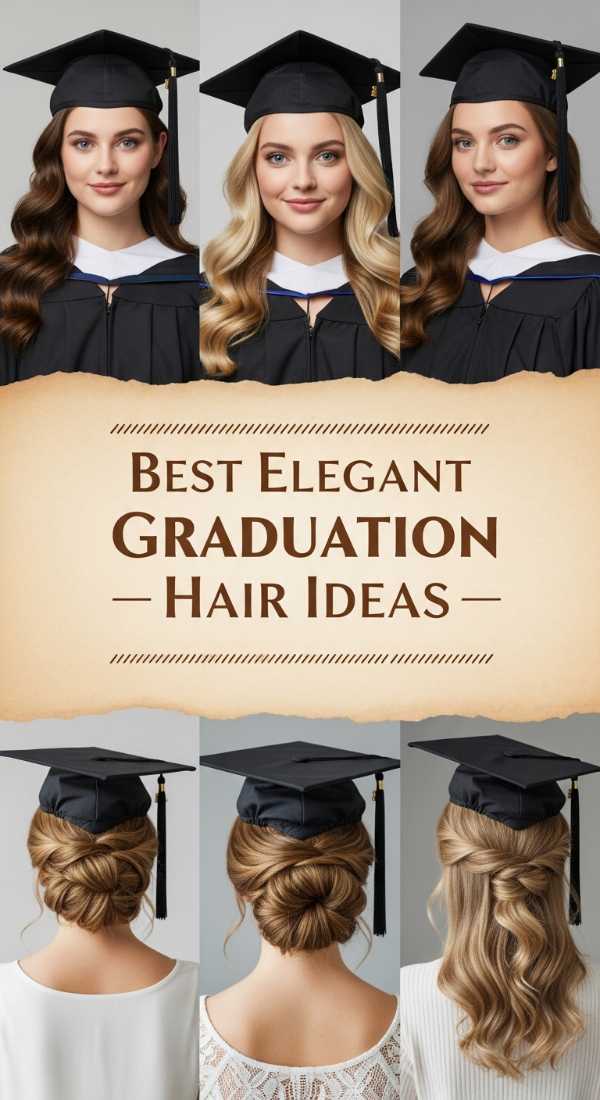 Best Elegant Graduation Hair Ideas 6a08cce7a38e5