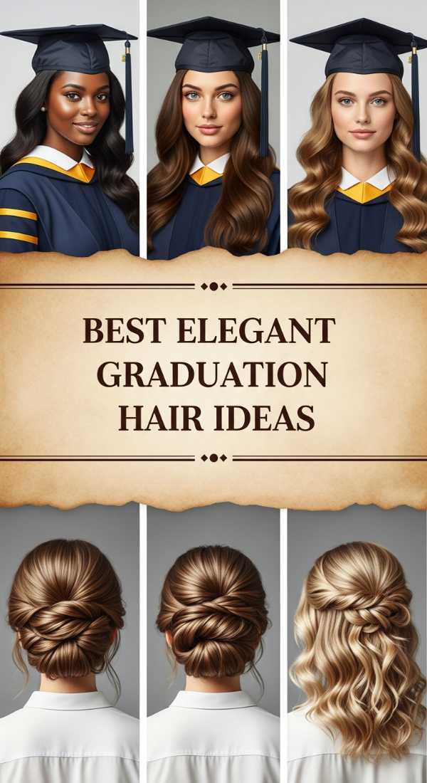 Best Elegant Graduation Hair Ideas 6a1423a35f7b4