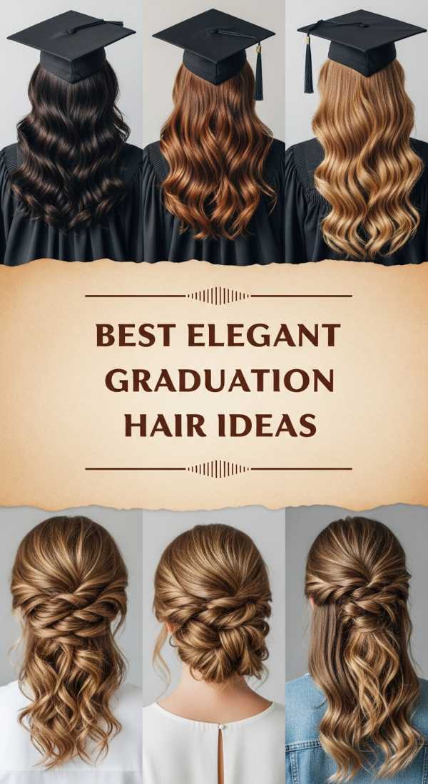 Best Elegant Graduation Hair Ideas 6a142cdb0ae27