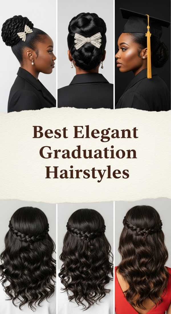 The Sophisticated Stylist: Your Elite Hair Transformation Manual Best Elegant Graduation Hairstyles 6a141e0a42a2b
