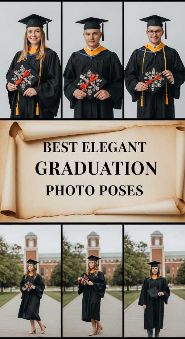Best Elegant Graduation Photo Poses 6a134927a41cf