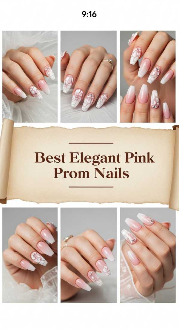 Best Elegant Pink Prom Nails 69ff6da127593