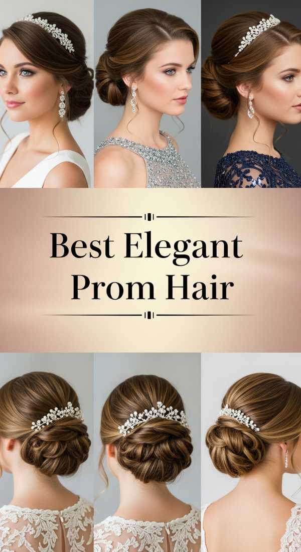 Beyond the Brush: The Ultimate 2026 Hair Mood Board for Trendsetters Best Elegant Prom Hair 6a08d2c0e89dd
