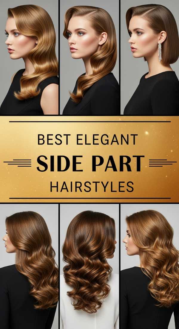 Best Elegant Side Part Hairstyles 6a0367007b3a1