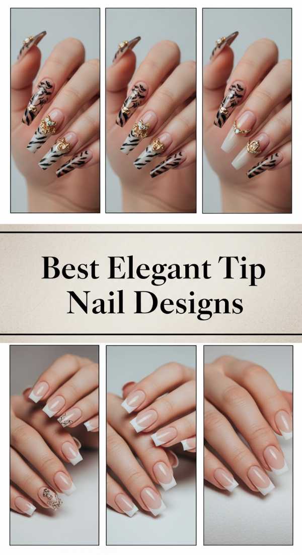 Best Elegant Tip Nail Designs 6a1348f60657f