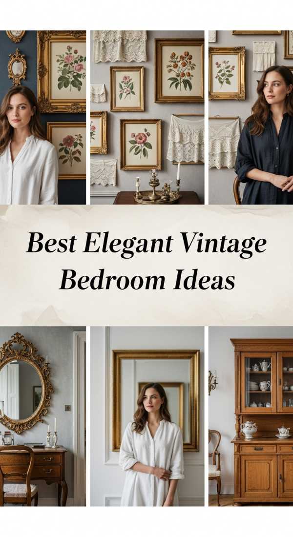 Best Elegant Vintage Bedroom Ideas 6a035a90c6b30