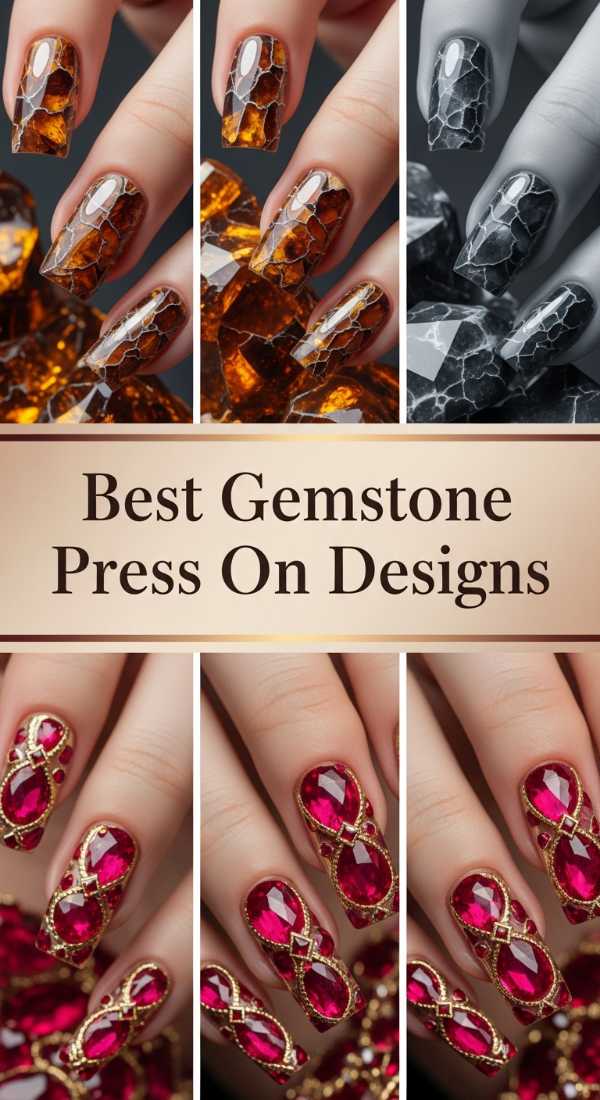 Best Gemstone Press On Designs 6a08584a5ca17