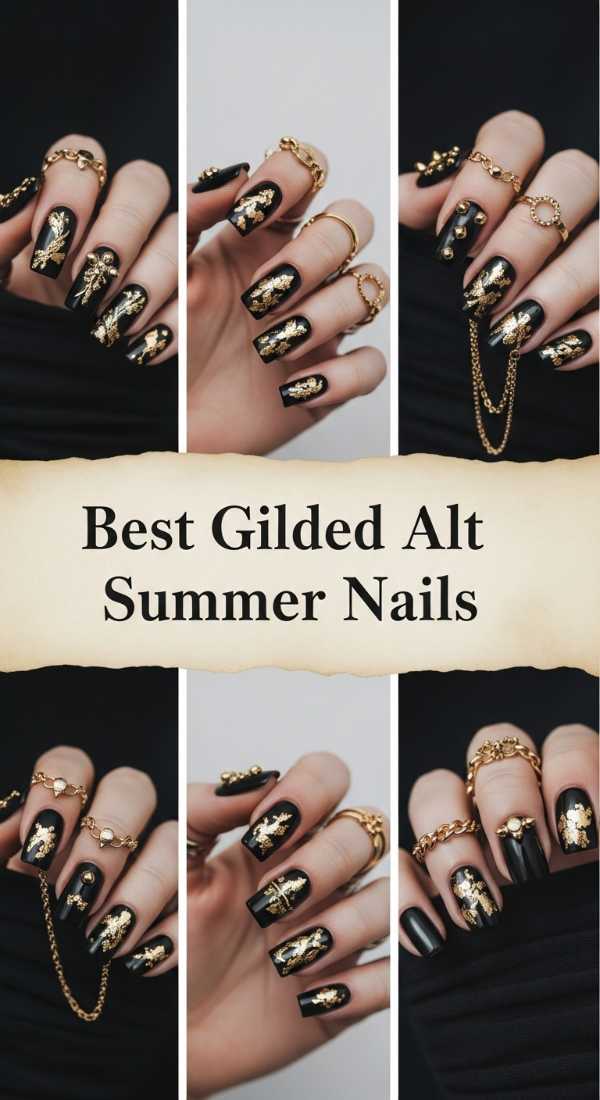 Best Gilded Alt Summer Nails 6a006b5dd9d72