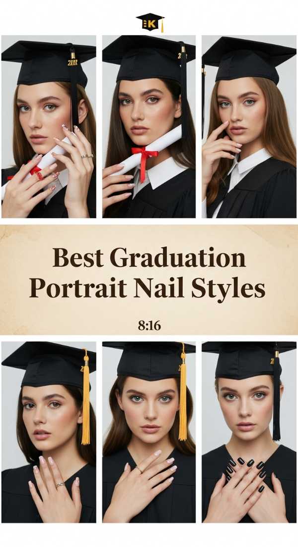Best Graduation Portrait Nail Styles 6a134f042869b