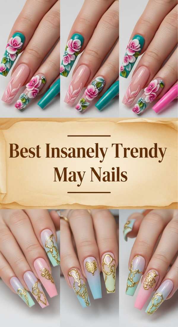 Best Insanely Trendy May Nails 6a1343f9aa518
