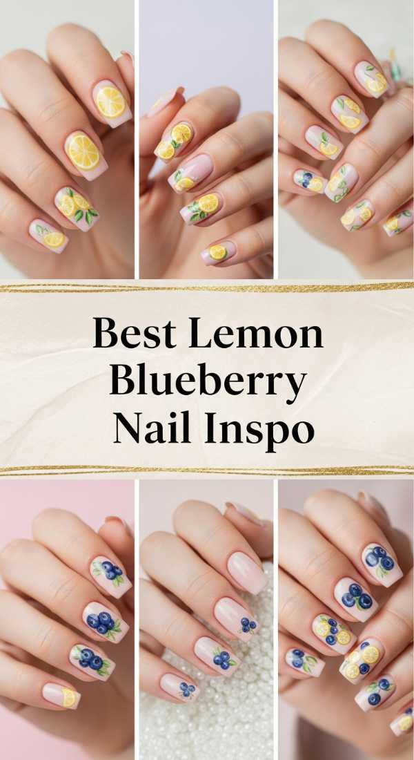 The Future of Your Fingertips: Top 2026 Nail Trends You’ll Love Best Lemon Blueberry Nail Inspo 69ff6db67841c
