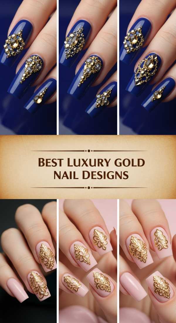 Best Luxury Gold Nail Designs 6a085b7c9b766