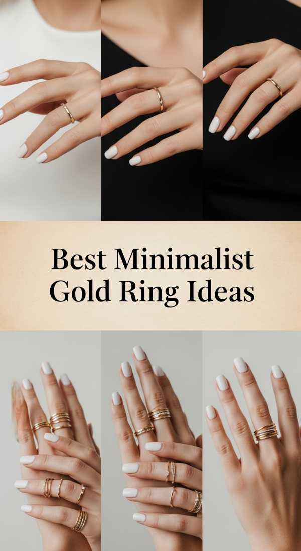 Best Minimalist Gold Ring Ideas 69fdbc2519d35