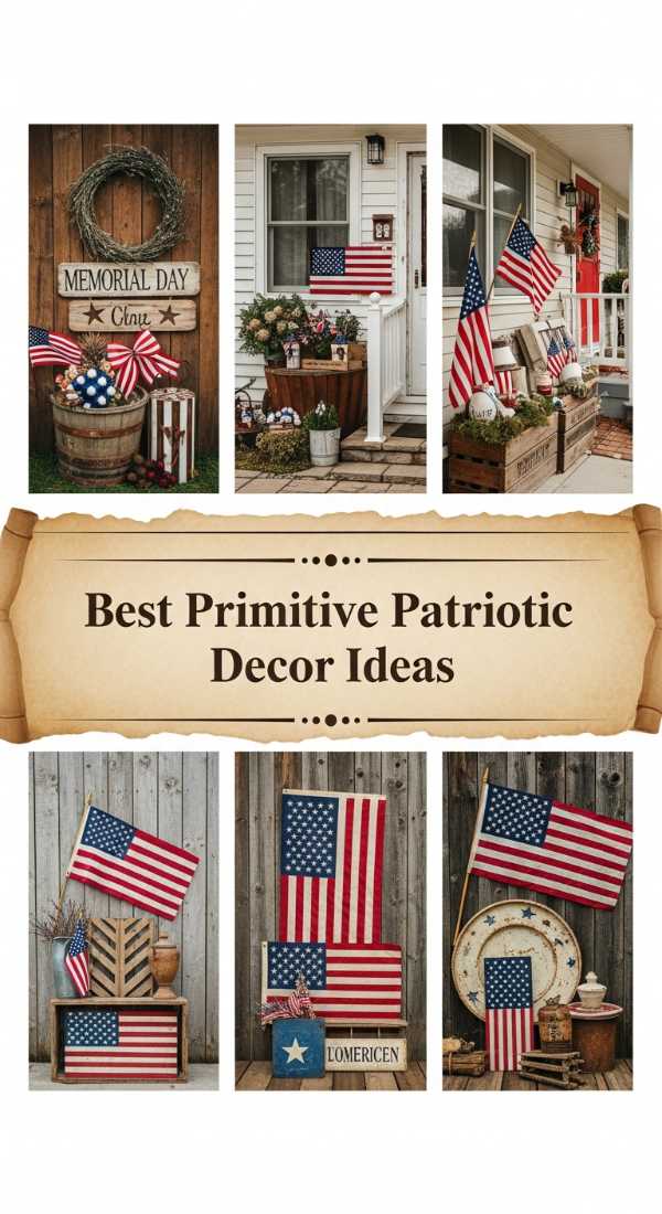 Best Primitive Patriotic Decor Ideas 6a04b3a600494