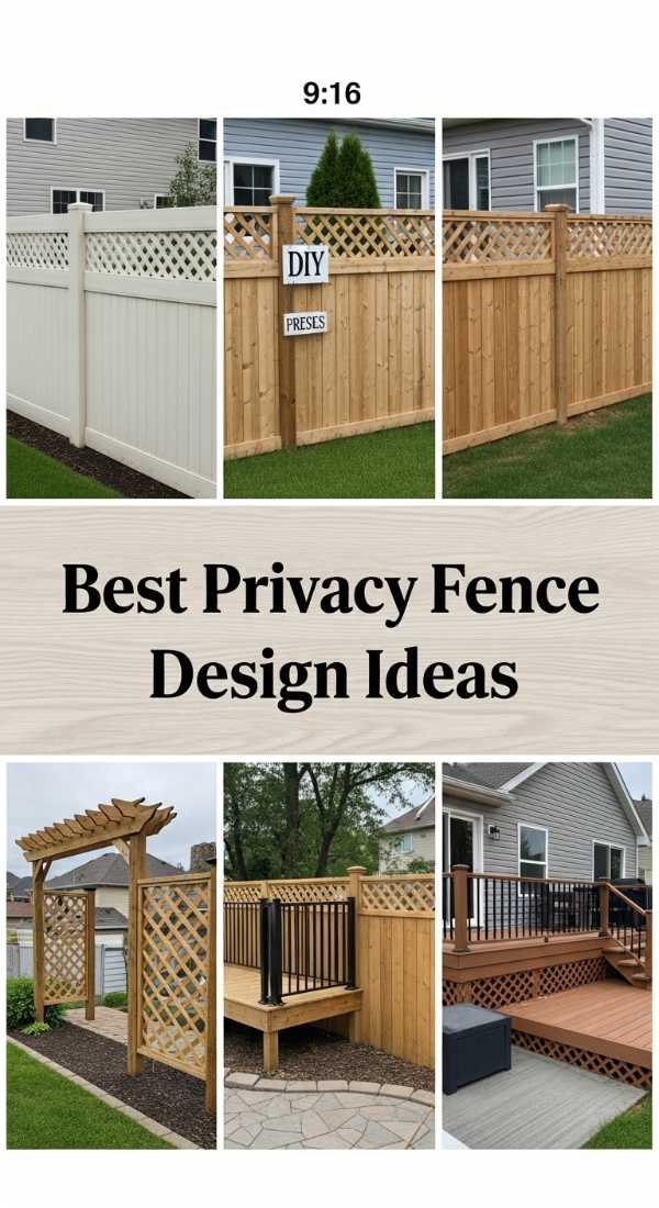 Chasing Sunlight: Whimsical Decor Tips for a Breezy Summer Home Best Privacy Fence Design Ideas 6a04ca9f5cb22