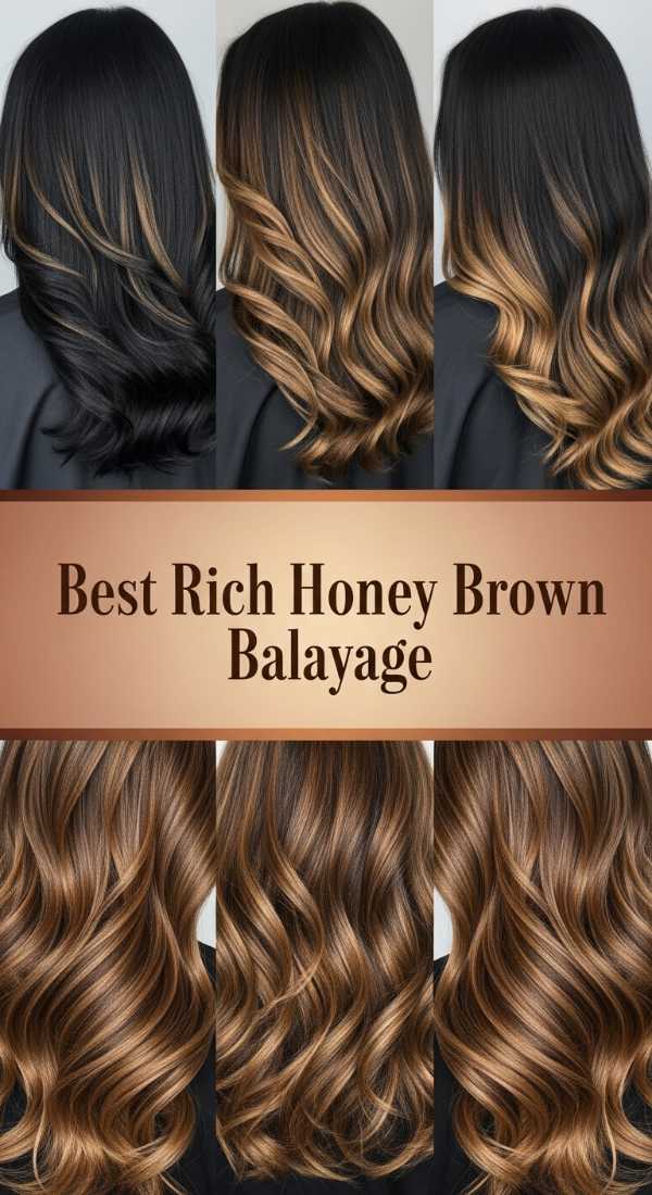 Best Rich Honey Brown Balayage 6a08d5f0903ab