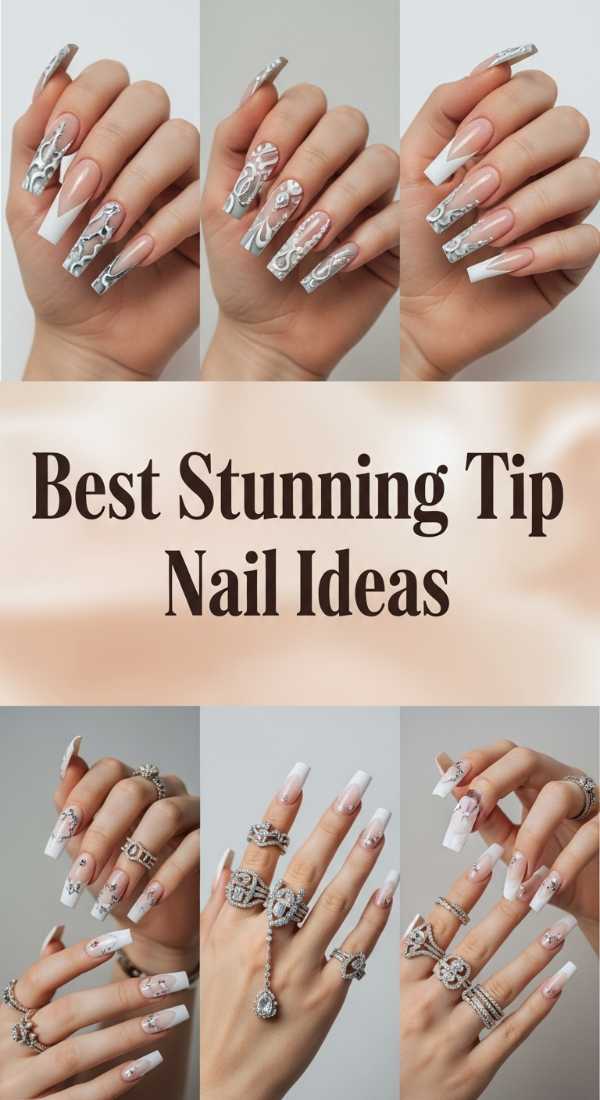 Best Stunning Tip Nail Ideas 6a1348fd04e1e