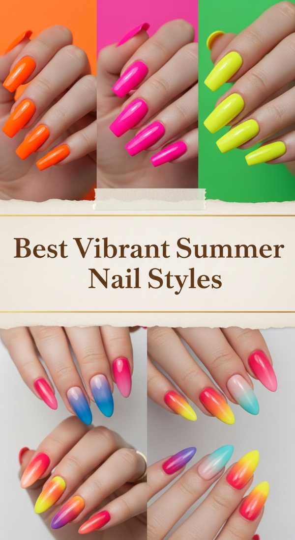 Best Vibrant Summer Nail Styles 6a006c787153d