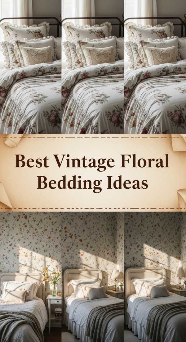 Best Vintage Floral Bedding Ideas 69f48dfd2f7d6