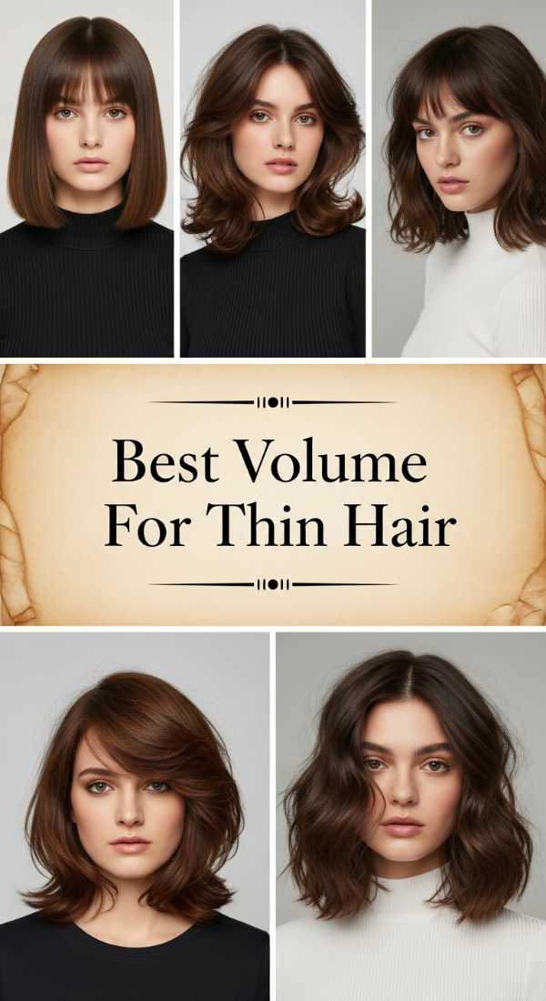 Sculpting Style: A Deep Dive into Modern Hair Artistry Best Volume For Thin Hair 6a1426deefb0a