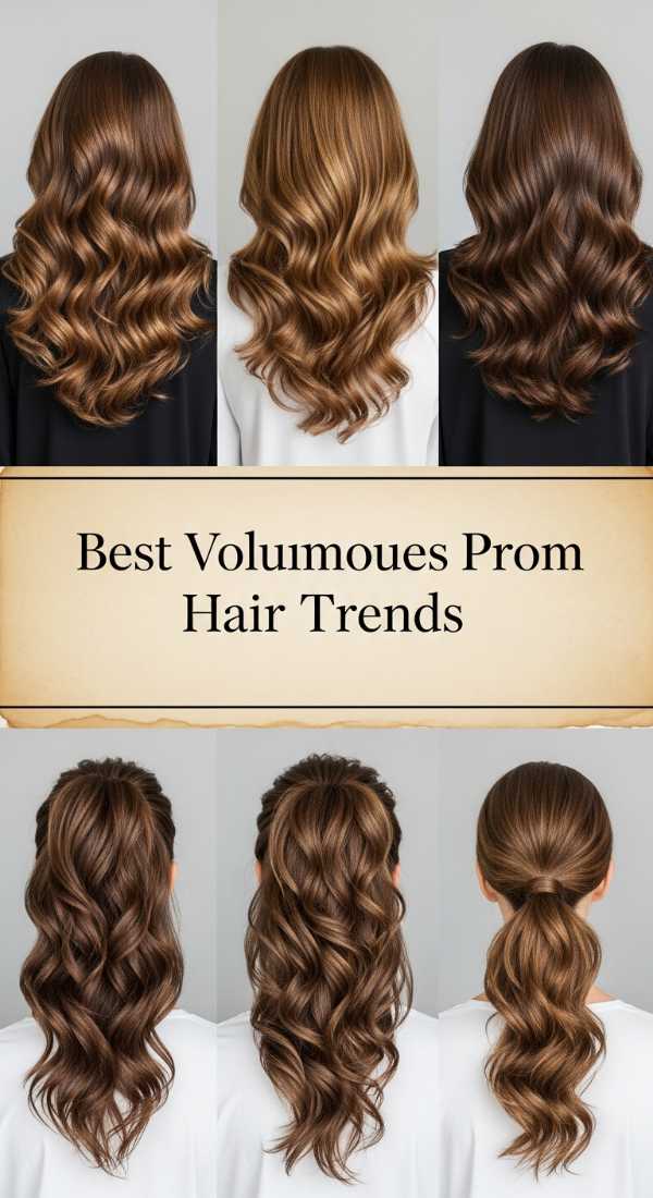 Crown Jewels: Elegant Updos and Waves for the Modern Prom Queen Best Voluminous Prom Hair Trends 69fde76f1e6a6