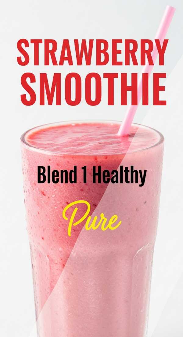 Blend 1 Healthy Strawberry Smoothie In 1 Minute 69f71b05f07f8