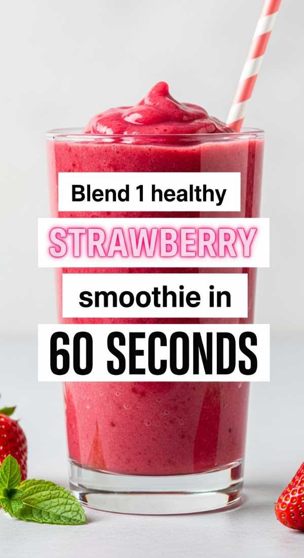 Eat the Rainbow: 10 Vibrant Breakfast Bowls to Fuel Your Day Blend 1 Healthy Strawberry Smoothie In 60 Seconds 69f6fe0b1fb70
