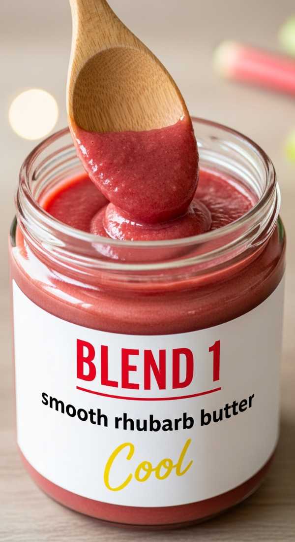 Blend 1 Smooth Jar Of Rhubarb Butter 69f721fb14a42