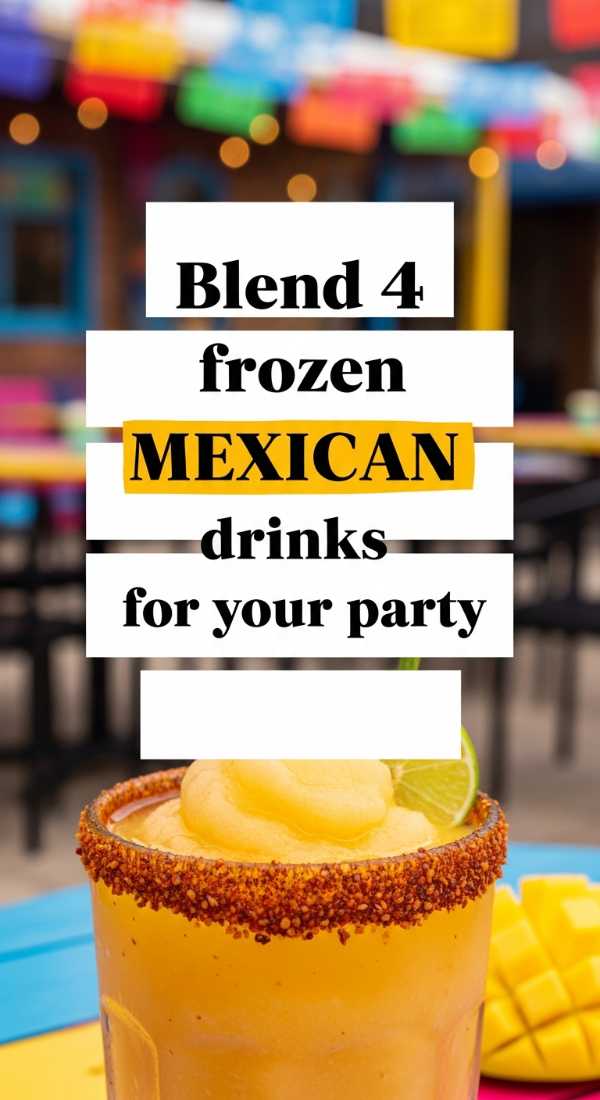 Blend 4 Frozen Mexican Drinks For Your Party 6a14408cb0562