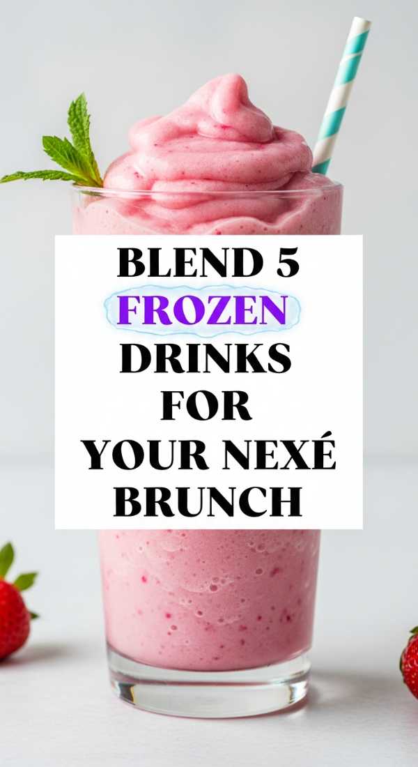 Blend 5 Frozen Drinks For Your Next Brunch 6a1440aa4bb99