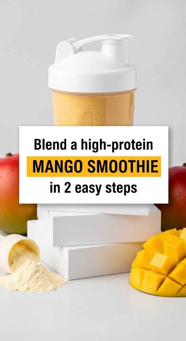 Blend A High Protein Mango Smoothie In 2 Easy Steps 69f47a0ae0466