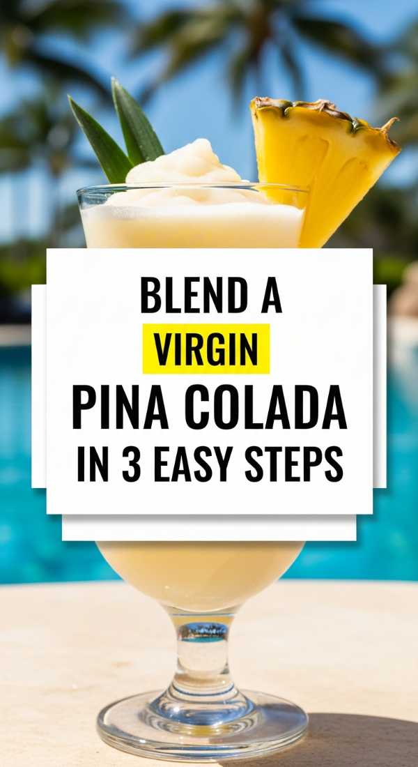 Blend A Virgin Pina Colada In 3 Easy Steps 69f442644ff81