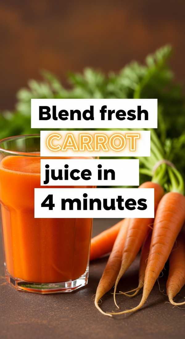Blend Fresh Carrot Juice In 4 Minutes 69fc190be2103