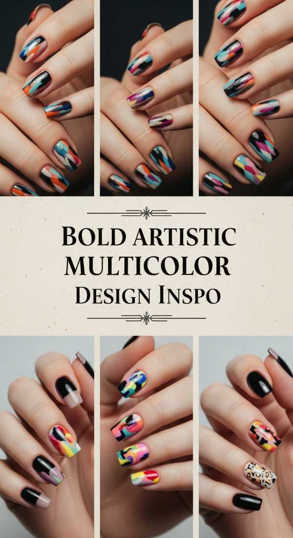 Unleash Your Inner Artist: The Vibrant Nail Masterclass You Need Bold Artistic Multicolor Design Inspo 6a08affa1601b