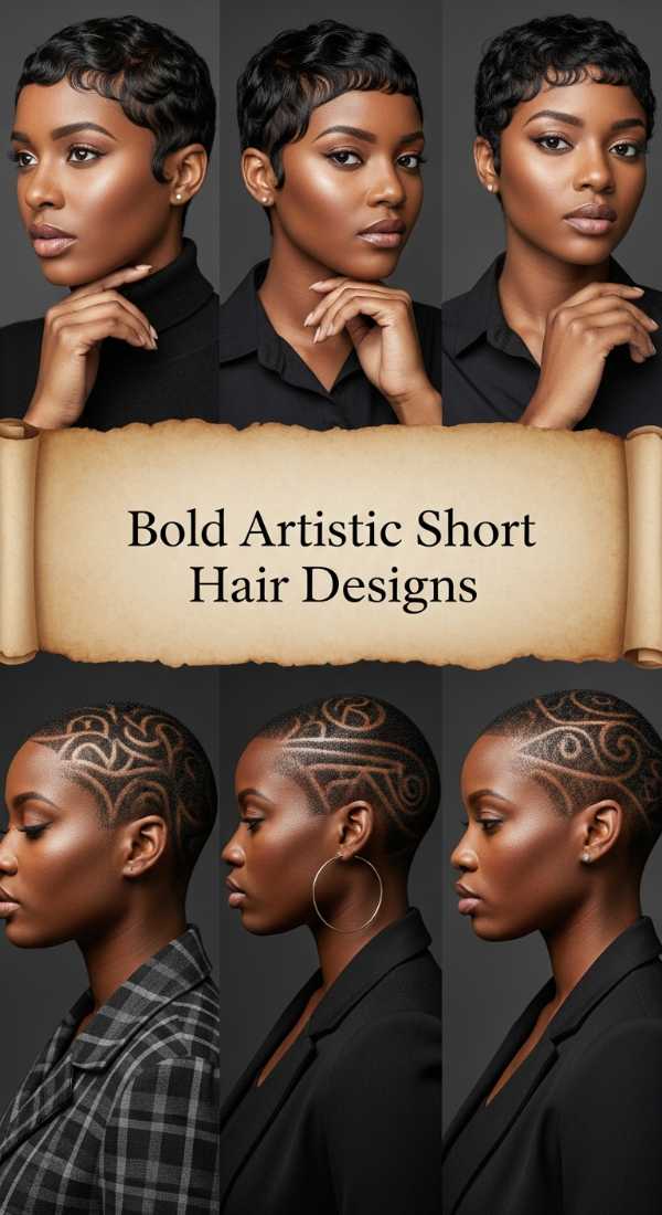 Chic & Cutting-Edge: The Ultimate Guide to Modern Hairstyles Bold Artistic Short Hair Designs 6a142e336df52