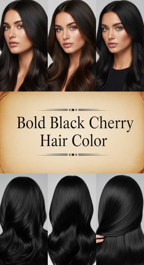 Bold Black Cherry Hair Color 6a142584af59d
