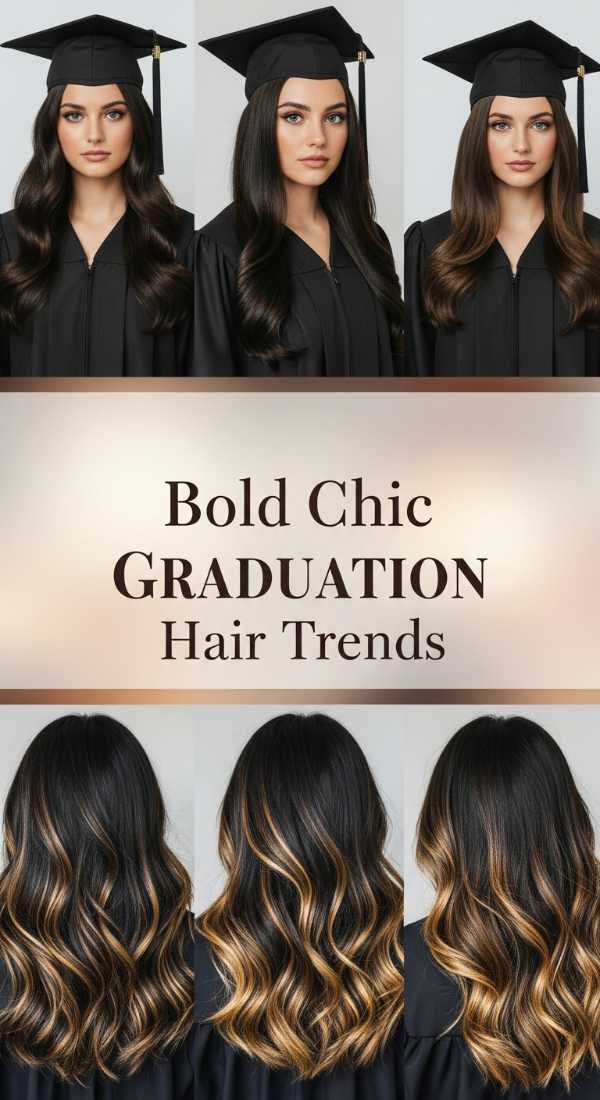 Tassel-Worthy Tresses: The Ultimate Guide to Luxe Graduation Hair Bold Chic Graduation Hair Trends 6a08cb8820e18