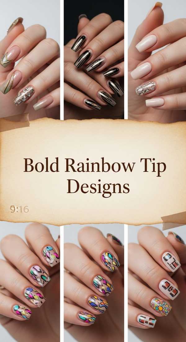 Bold Rainbow Tip Designs 6a08b1a005836