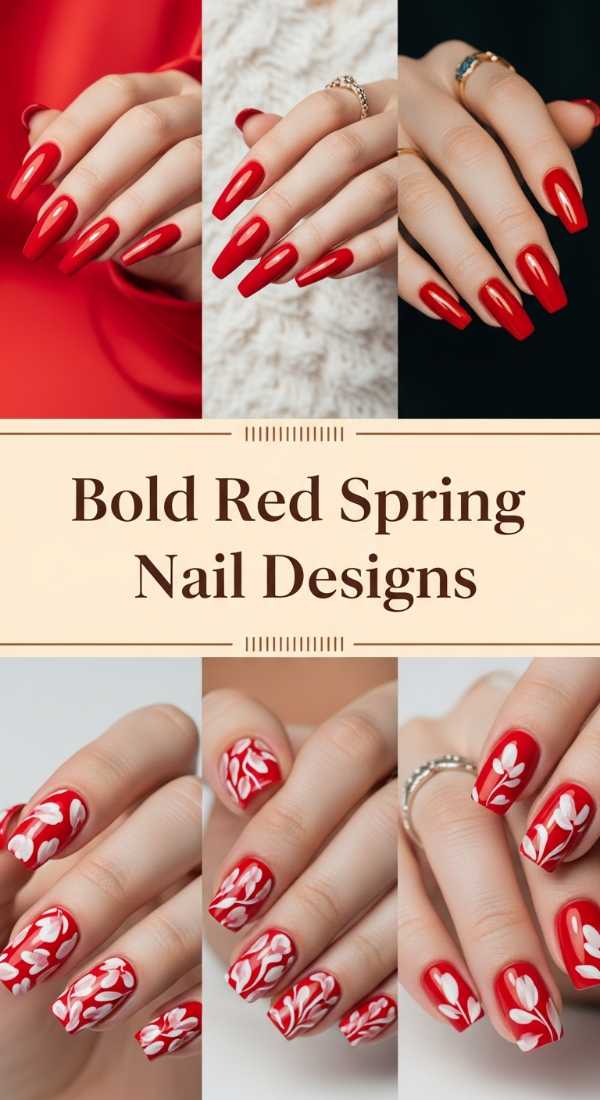 Move Over 2025: Why 2026 Nail Art is Taking Over the Beauty World Bold Red Spring Nail Designs 69ff6db0329c8