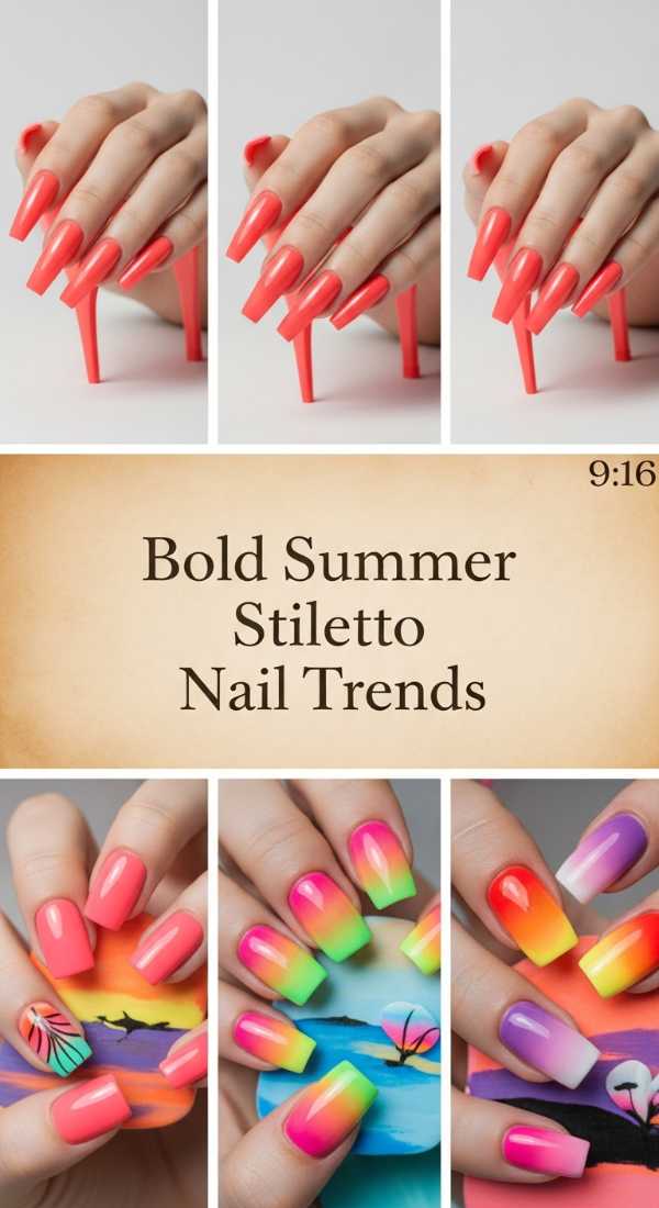 Bold Summer Stiletto Nail Trends 69ff6bf96202a