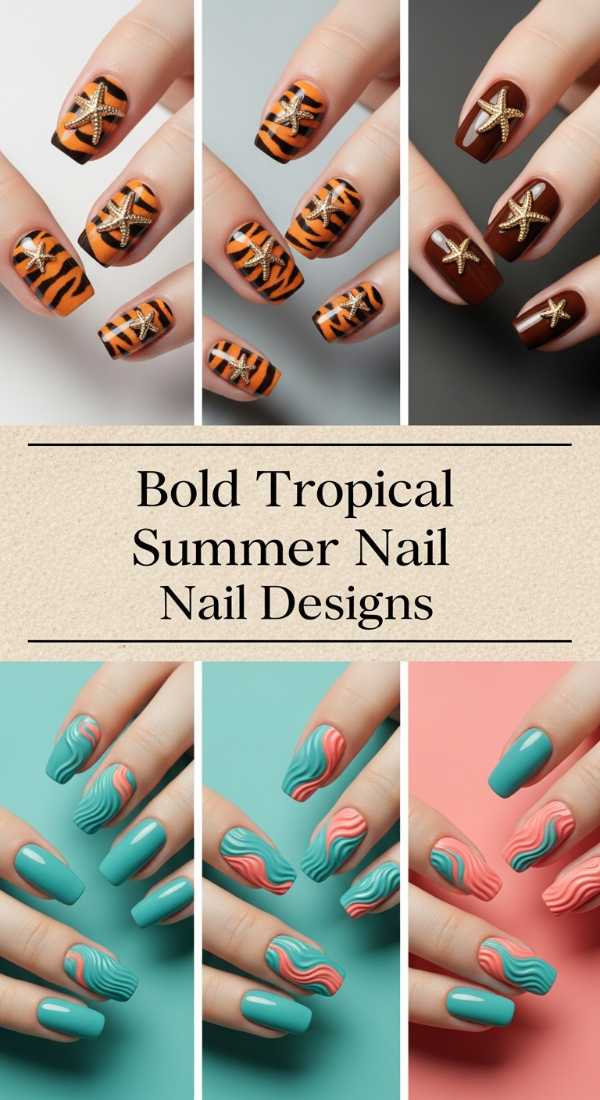 Bold Tropical Summer Nail Designs 6a134d2e8ab4a