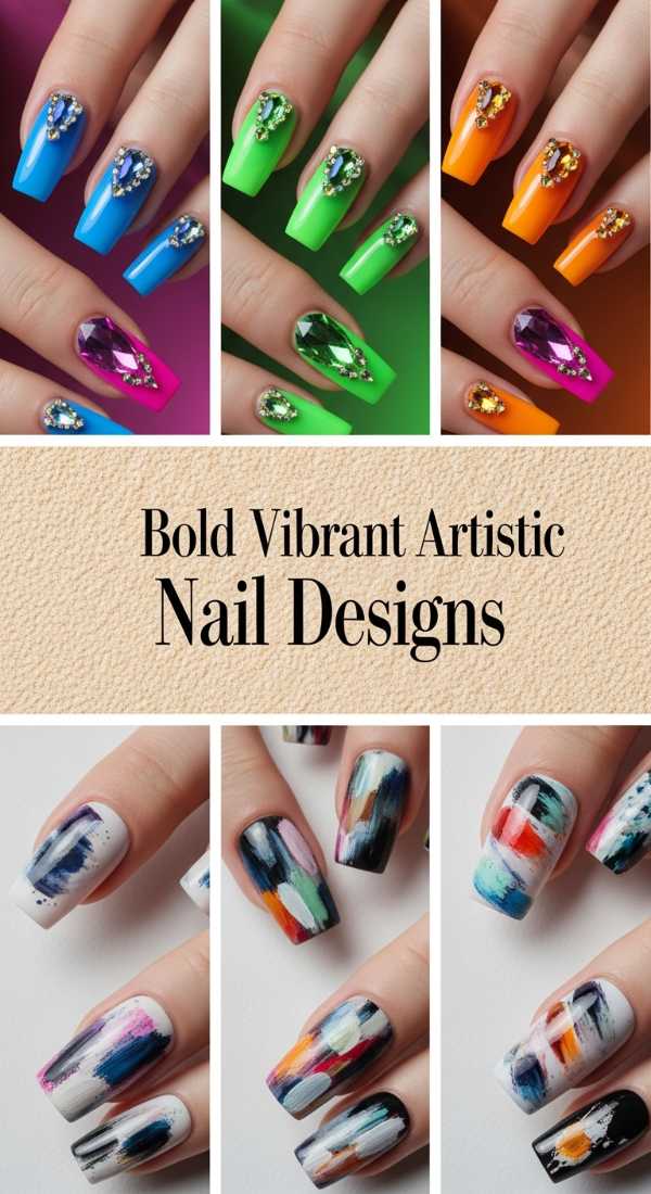 Bold Vibrant Artistic Nail Designs 6a134d29a5905