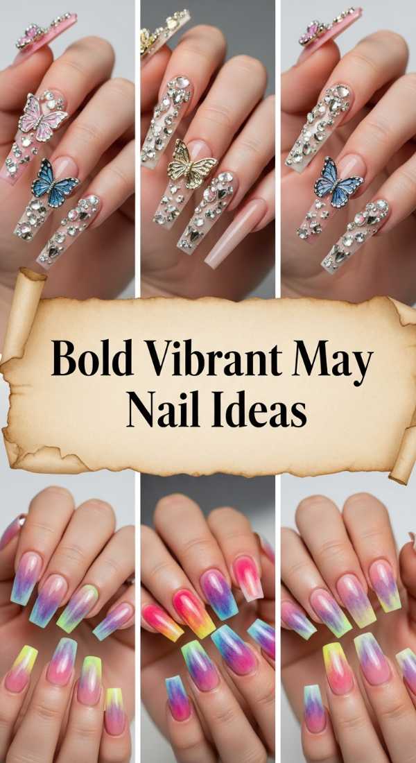 Bold Vibrant May Nail Ideas 6a134f00209b9