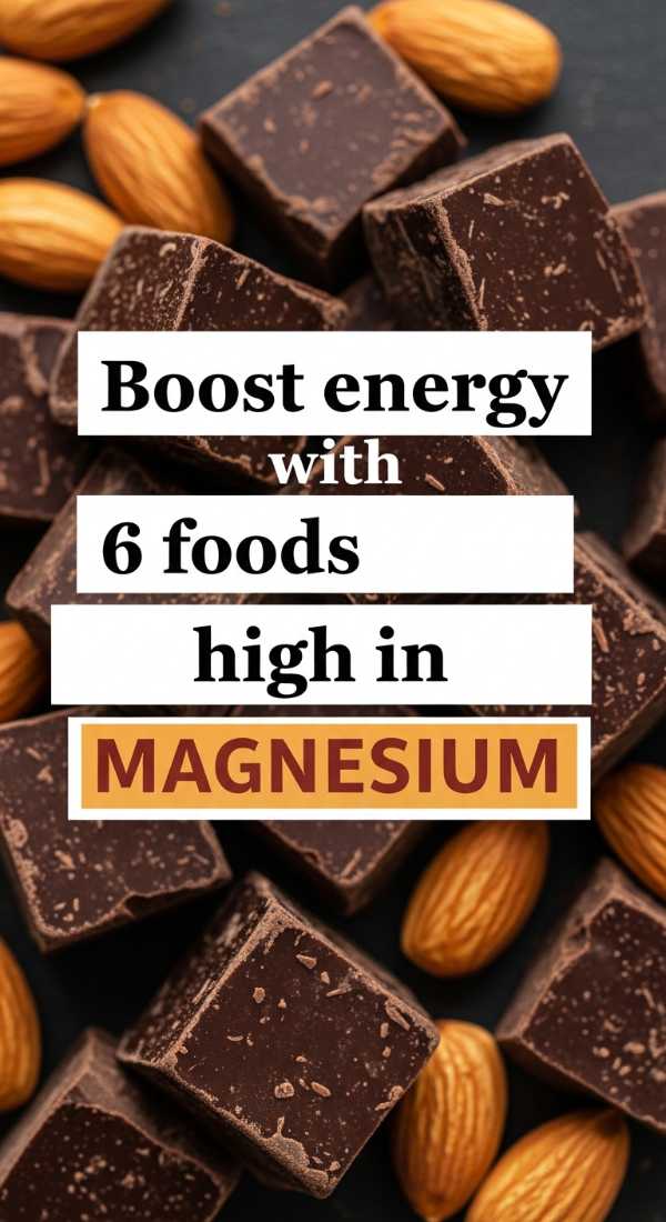 Boost Energy With 6 Foods High In Magnesium 69f44269ec2c4