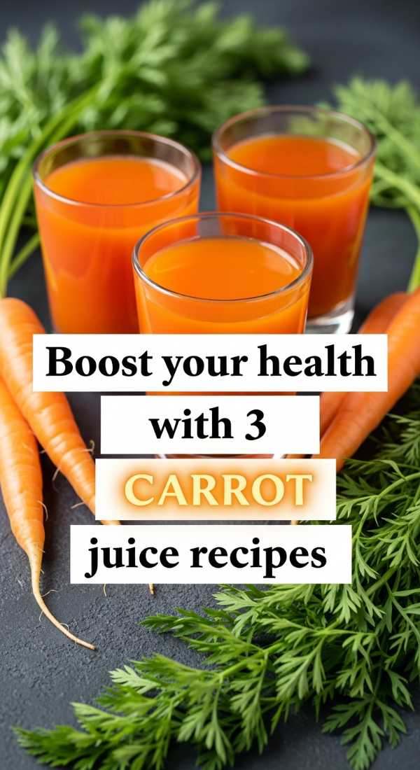 Boost Your Health With 3 Carrot Juice Recipes 69fc1746c2450