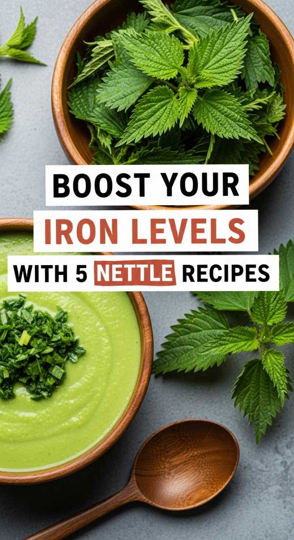 Boost Your Iron Levels With 5 Nettle Recipes 69fd88a61b308