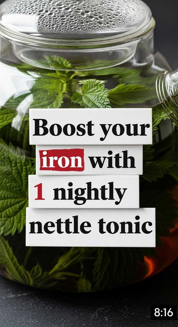 Boost Your Iron With 1 Nightly Nettle Tonic 69f47a0e9b858